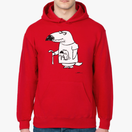 Толстовка худи с принтом Туканы