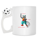 Кружка с футбольным мячиком