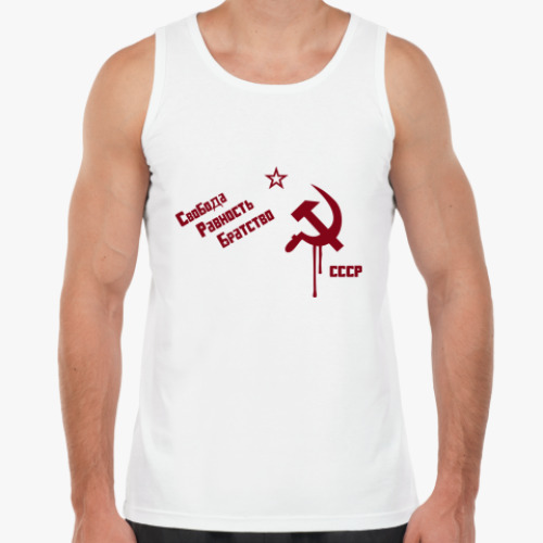 Майка с принтом СССР