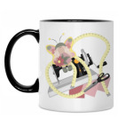 Кружка двухцветная