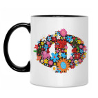 Кружка двухцветная