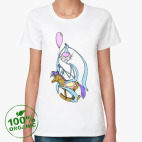 Женская футболка органик