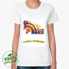 Женская футболка органик