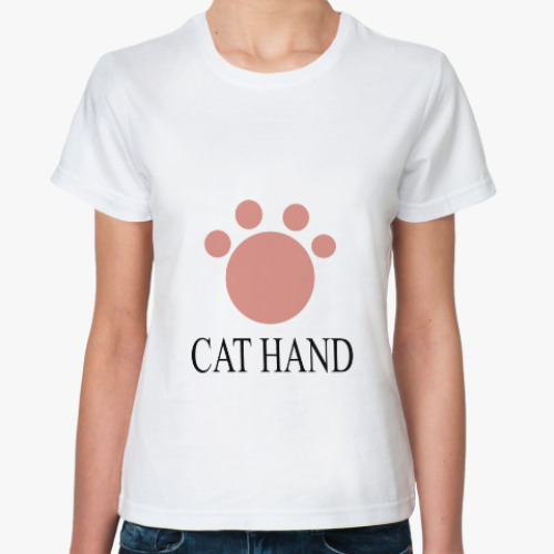 Классическая футболка Cat Hand