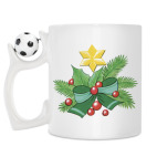 Кружка с футбольным мячиком