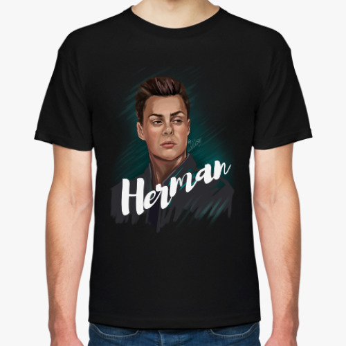Футболка с принтом Herman Tommeraas