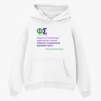 Толстовка худи оверсайз