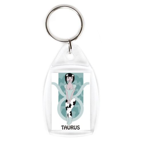 Брелок с принтом taurus