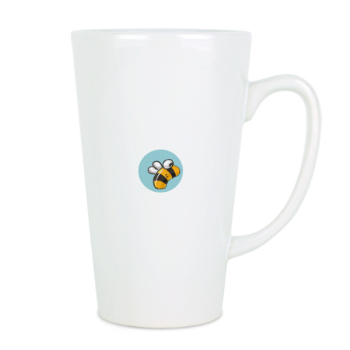 Чашка Латте с принтом улитка Маша