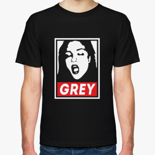Футболка 'Sasha Grey', 'Porno', 'Obey'
