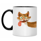 Кружка двухцветная