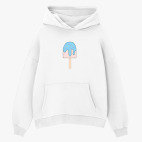 Толстовка худи оверсайз