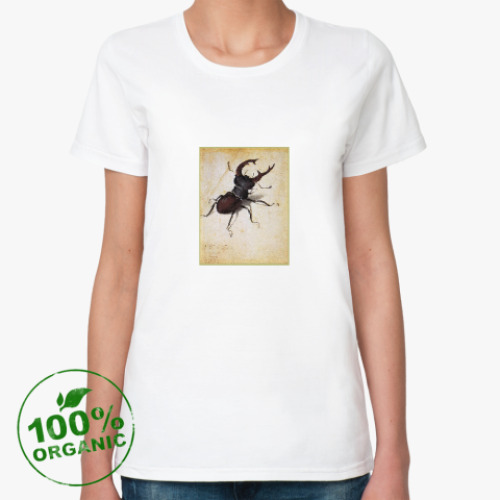 Женская футболка из органик-хлопка Жук Дюрера