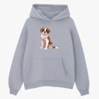 Толстовка худи оверсайз