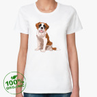 Женская футболка органик