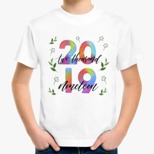 Детская футболка Новый Год 2019