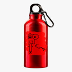 Металлическая бутылка 400 мл UV-DTF