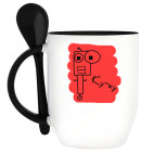 Кружка с ложкой