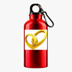 Металлическая бутылка 400 мл UV-DTF