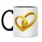 Кружка двухцветная