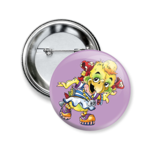 Значок 50мм с принтом 'Коко-душка'