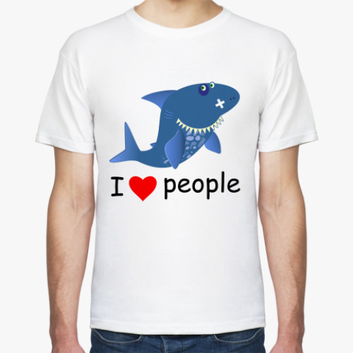 Футболка I love people
