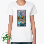 Женская футболка органик