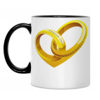 Кружка двухцветная