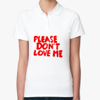 Женская рубашка поло