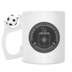 Кружка с футбольным мячиком