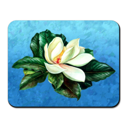 Коврик для мыши с принтом Магнолия