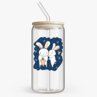 Банка с бамбуковой крышкой