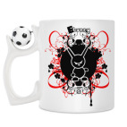 Кружка с футбольным мячиком