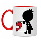 Двухцветная кружка Парная кружка для влюбленных