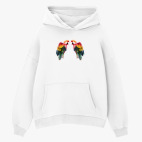 Толстовка худи оверсайз