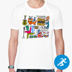 Мужская спортивная футболка