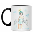 Кружка двухцветная