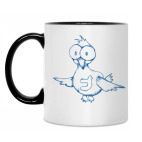 Кружка двухцветная