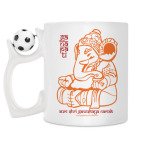 Кружка с футбольным мячиком
