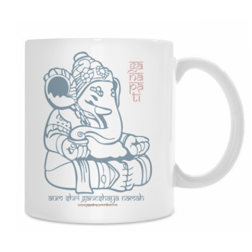 Кружка с принтом Ganesh