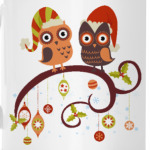 Две совы зимой