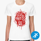 Женская спортивная футболка