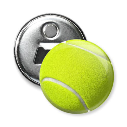 Магнит-открывашка Теннисный мяч