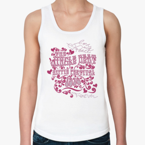 Женская майка с принтом Music Life