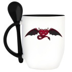 Кружка с ложкой