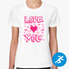 Женская спортивная футболка