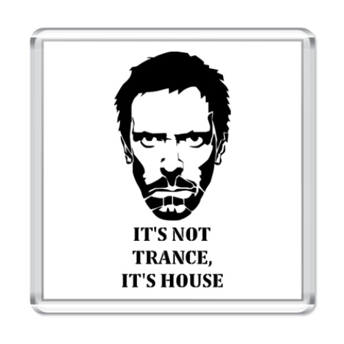 Магнит с принтом  It's House
