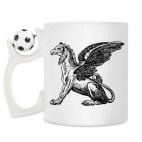 Кружка с футбольным мячиком