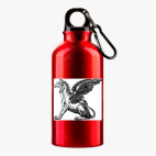 Металлическая бутылка 400 мл UV-DTF