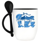 Кружка с ложкой